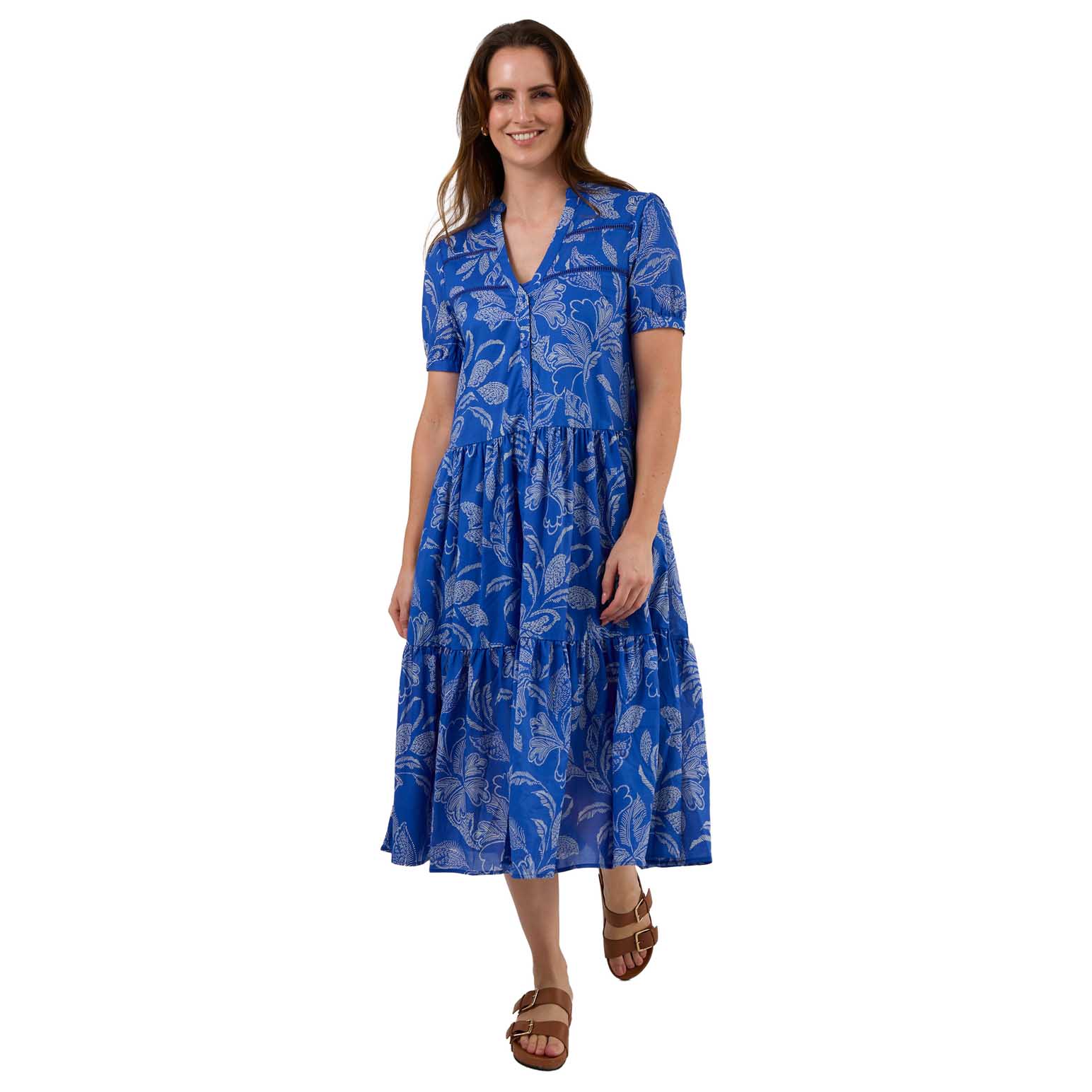 Stella + Gemma Maxine Dress Corfu Cobalt